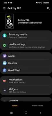 Galaxy Fit2 Plugin android App screenshot 1